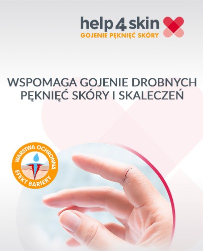 Help4Skin gojenie pęknięć skóry plaster w żelu 7 ml