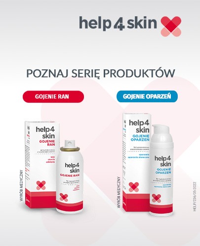 Help4Skin gojenie pęknięć skóry plaster w żelu 7 ml