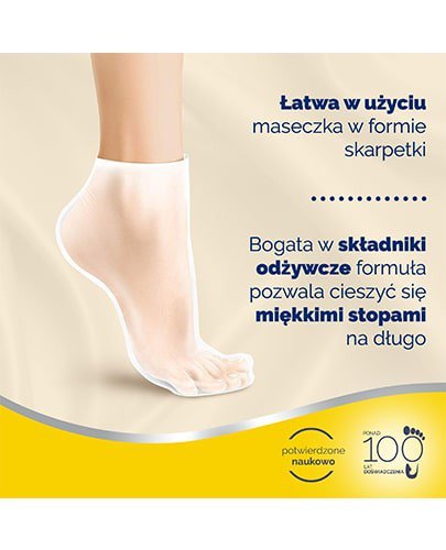 Scholl PediMask skarpetki nawilżające do stóp z olejkiem makadamia SPA 1 para