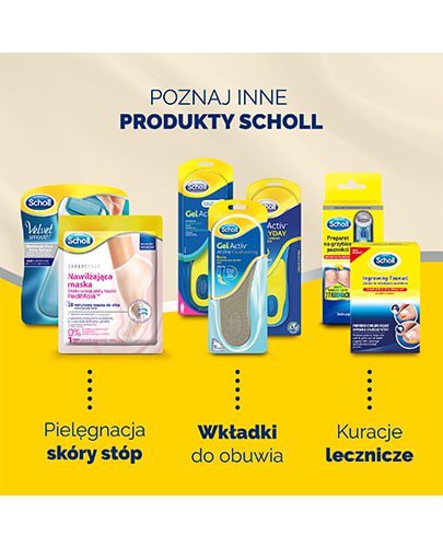 Scholl PediMask skarpetki nawilżające do stóp z olejkiem makadamia SPA 1 para + Scholl maska nawilżająca do stóp 1 para