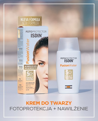 Fotoprotector Isdin Fusion Water SPF50 ultralekki krem do twarzy 50 ml