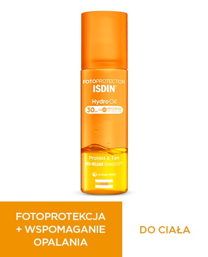 Fotoprotector Isdin Hydro Oil dwufazowy olejek do opalania SPF30 200 ml