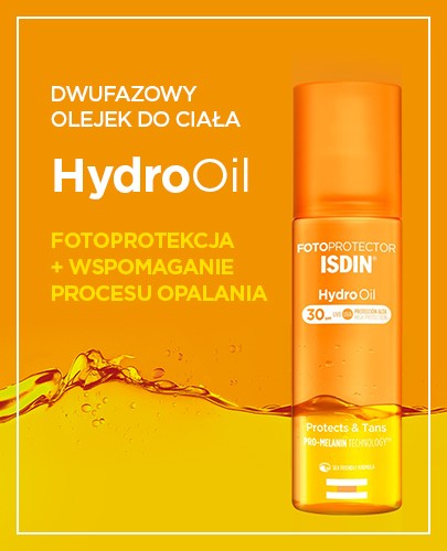 Fotoprotector Isdin Hydro Oil dwufazowy olejek do opalania SPF30 200 ml