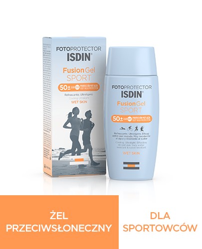 Fotoprotector Isdin Fusion Gel Sport żel przeciwsłoneczny dla sportowców 100 ml