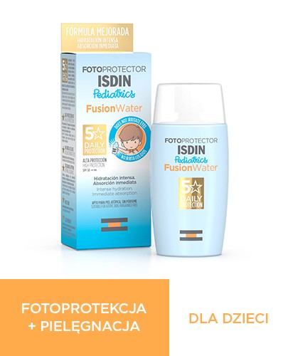 Fotoprotector Isdin Pediatrics Fusion Water krem ​​przeciwsłoneczny dla dzieci 50 ml