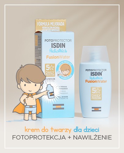 Fotoprotector Isdin Pediatrics Fusion Water krem ​​przeciwsłoneczny dla dzieci 50 ml