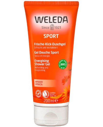 Weleda energizujący żel pod prysznic z arniką 200 ml