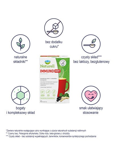 Naturell Immuno Hot 10 saszetek