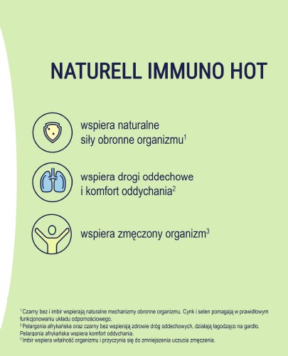 Naturell Immuno Hot 10 saszetek