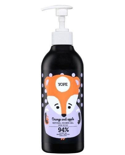 Yope naturalny żel pod prysznic dla dzieci pomarańcza i jabłko 400 ml