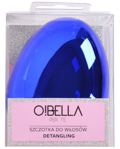 Obella szczotka do włosów detangling granat metaliczny 1 sztuka [SZ457B]