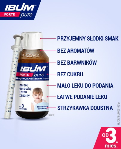 Ibum Forte Pure 200 mg/5 ml zawiesina doustna 100 g