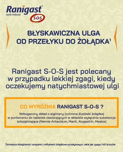 Ranigast SOS 24 tabletki do ssania