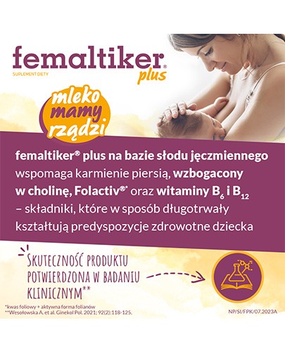 Femaltiker Plus o smaku karmelowym 12 saszetek