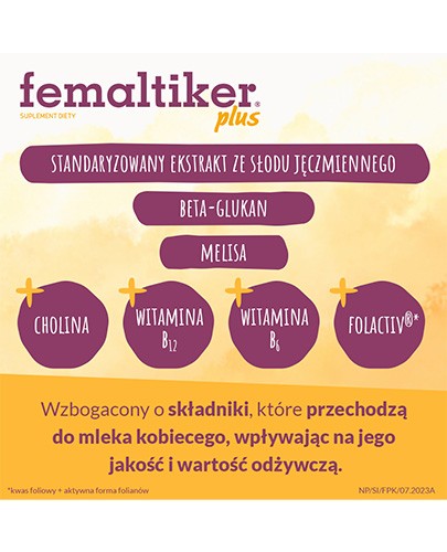 Femaltiker Plus o smaku karmelowym 12 saszetek