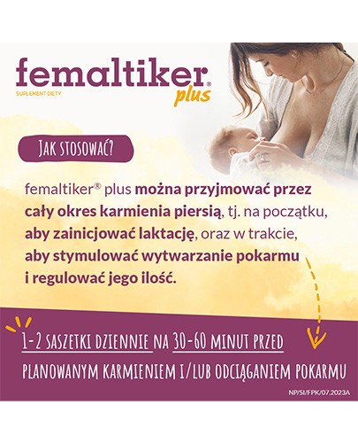 Femaltiker Plus o smaku karmelowym 12 saszetek