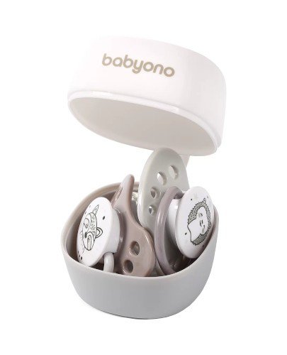 Babyono Natural Nursing pojemnik na smoczek biały 1 sztuka [535/01]