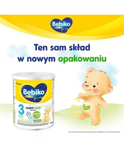 Bebiko 3 Junior Nutriflor Expert mleko modyfikowane powyżej 1. roku życia 700 g