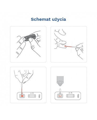 Diather Test Hormon TSH z krwi 1 sztuka