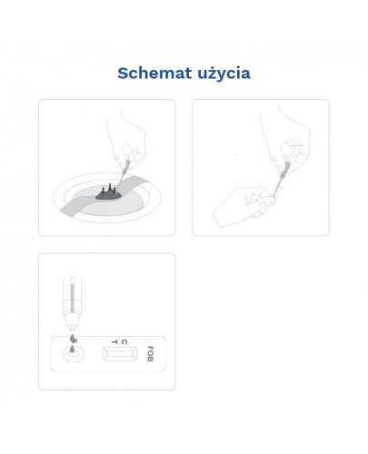 Diather Test krew utajona w kale 1 sztuka