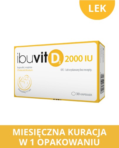 IbuVit D3 2000 30 kapsułek miękkich