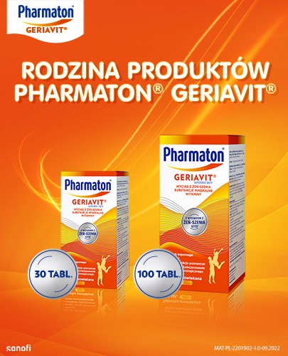 Pharmaton Geriavit 30 tabletek powlekanych