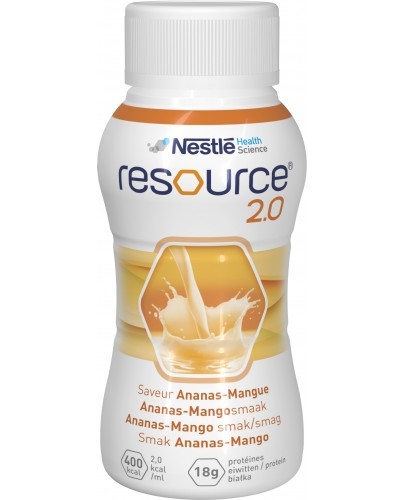 Resource 2.0 preparat odżywczy w płynie smak ananas mango 4x 200 ml