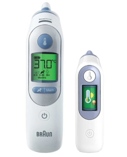 Braun Thermoscan 7 IRT6520 termometr elektroniczny do ucha + termometr zabawka dla dzieci 1 sztuka