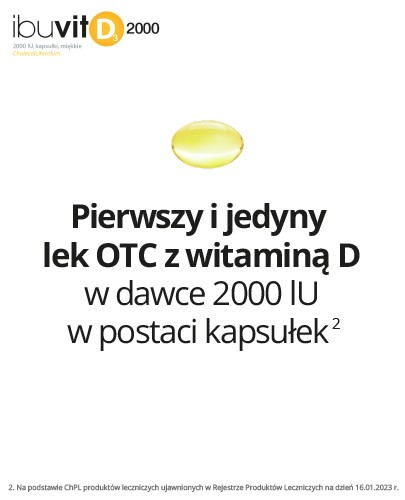 Ibuvit D3 2000 IU 60 kapsułek