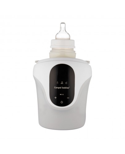Canpol Babies Easy & Natural wielofunkcyjny podgrzewacz do butelek z termostatem 3w1 1 sztuka [77/053]
