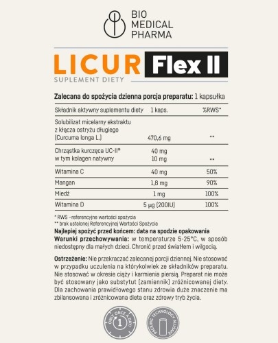 Licur Flex II 30 kapsułek
