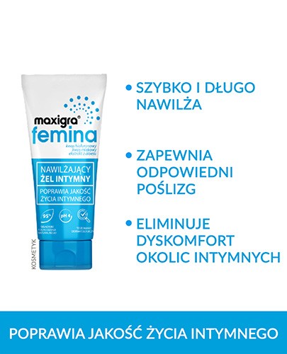 Maxigra femina nawilżający żel intymny 75 ml