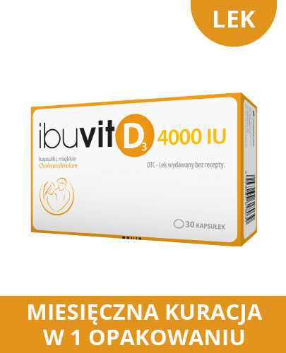 Ibuvit D3 4000 IU 30 kapsułek