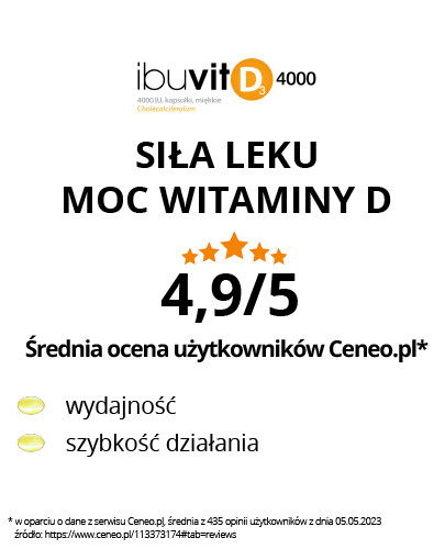 Ibuvit D3 4000 IU 30 kapsułek