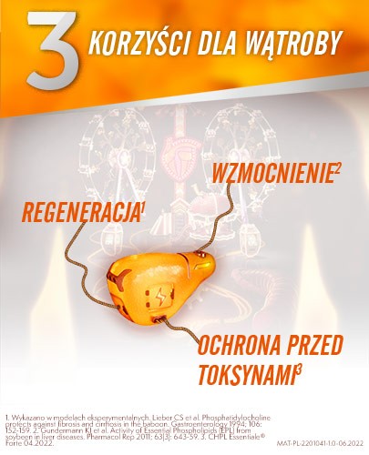 Essentiale Forte Na wątrobę 300 mg 50 kapsułek