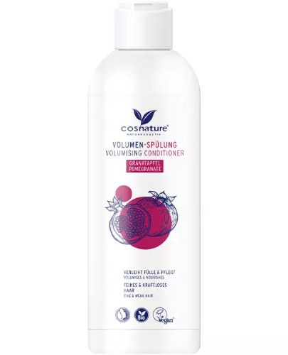 Cosnature Naturalny zwiększający objętość włosów szampon z owocem granatu 200 ml