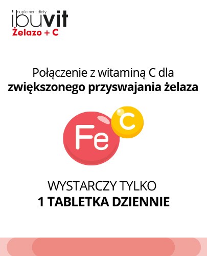 Ibuvit Żelazo + C 30 tabletek