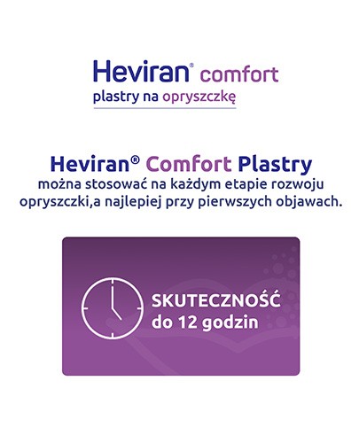 Heviran Comfort plastry na opryszczkę 15 sztuk