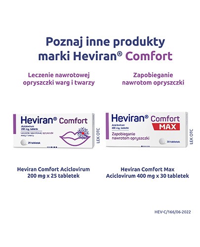 Heviran Comfort plastry na opryszczkę 15 sztuk