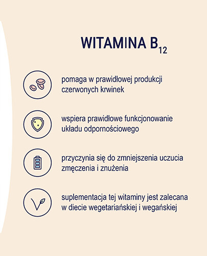 Naturell witamina B12 100 tabletek