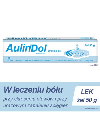 AulinDol 30 mg/g żel 50 g