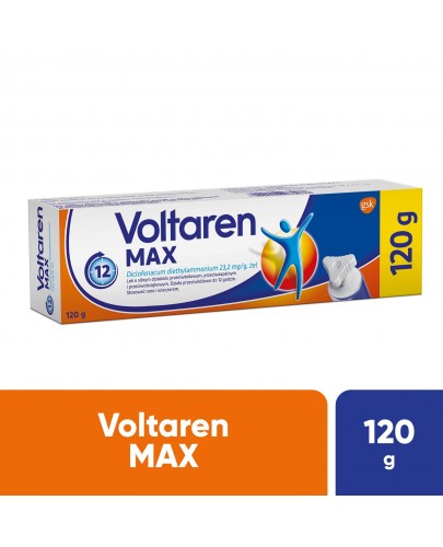 Voltaren Max 23,2 mg/g żel przeciwbólowy i przeciwzapalny 120 g