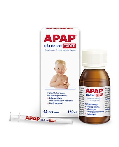 Apap dla dzieci Forte 40 mg/ml zawiesina doustna 150 ml
