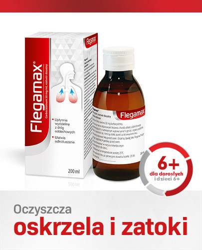 Flegamax 50 mg/ml roztwór doustny 200 ml