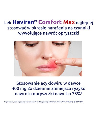 Heviran Comfort MAX 400mg 30 tabletek