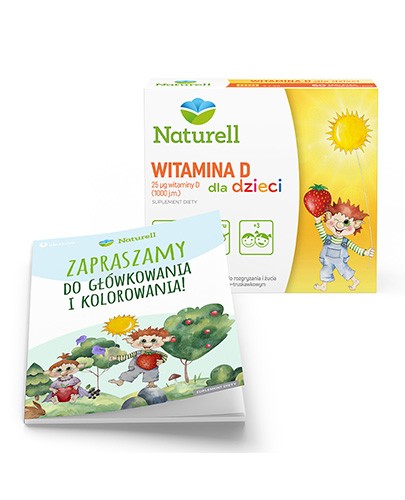 Naturell Witamina D dla dzieci 60 tabletek