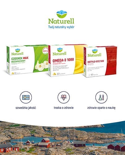 Naturell Witamina D dla dzieci 60 tabletek