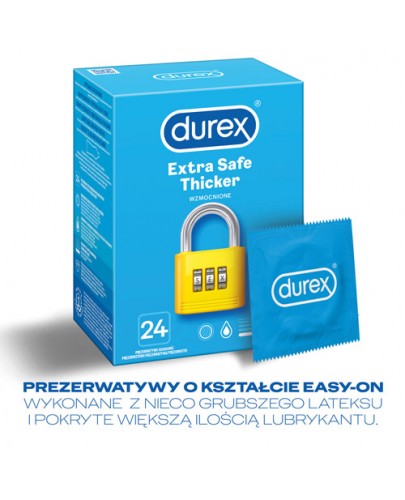 Durex Extra Safe prezerwatywy 24 sztuki
