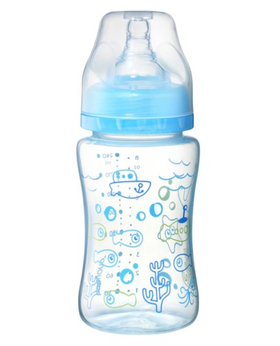 Babyono butelka antykolkowa szerokootworowa 240 ml [403]