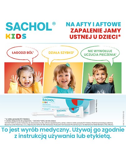 Sachol Kids żel 15 ml